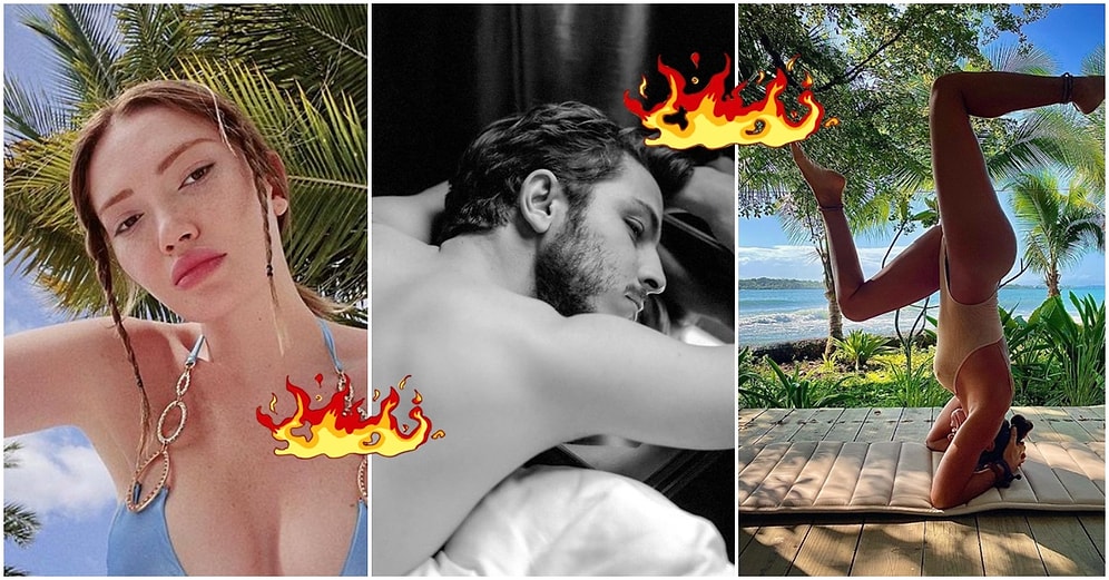 Hafta Boyunca Yaptıkları Sıcak Paylaşımlarla Ülke Genelinde Havaların Isınmasına Sebep Olan Ünlüler