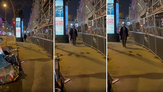 Paris'te Lüks Markaların Bulunduğu Caddede Cirit Atan Fare Görüntüleri Gündem Oldu