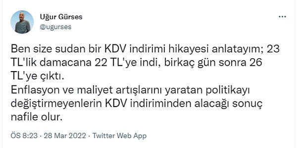 KDV indirimini uzmanlar sosyal medyada yorumlarken fiyatlar ve enflasyona etki ön plana çıktı👇