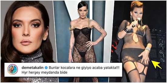 Demet Akalın, Oscar Partisinde Transparan Elbise Giyen Halsey'i Kaba Bir Şekilde Eleştirince Tepki Çekti!