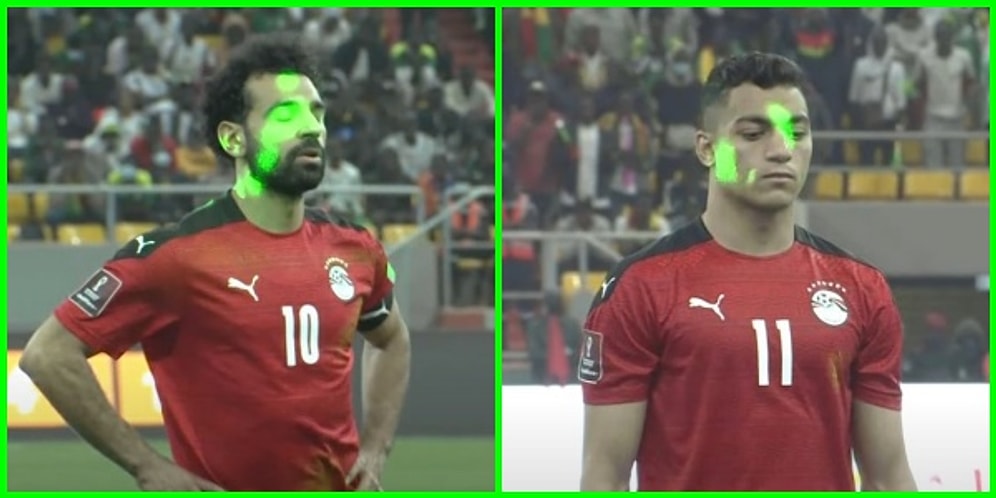 Senegal'in Mısır'ı Eleyerek Dünya Kupası'na Katıldığı Maça Mısırlı Futbolculara Tutulan Lazerler Damga Vurdu