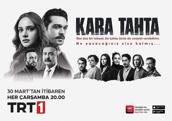 Furkan Andıç, Miray Daner ve Cengiz Bozkurt'un başrollerinde yer aldığı Kara Tahta dizisi, dün akşam izleyicinin beğenisine sunuldu. Yayınlanan ilk bölümüyle izleyiciden tam not almayı başaran Kara Tahta, iyi bir çıkış yakaladı.