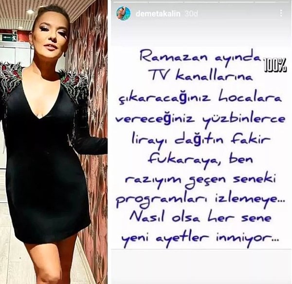 Siz ne diyorsunuz Demet Akalın'ın bu paylaşımına?