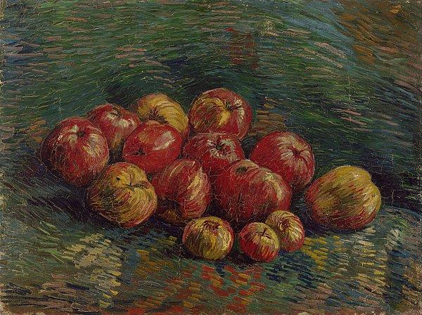 5. Elmalarla Natürmort-Vincent van Gogh. (Eylül 1887 - Ekim 1887)