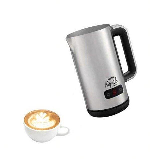 4. Sıcacık kahvelere sıcak ve köpüklü süt ilave etmek isteyenler için mükemmel bir önerimiz var.👇🏻