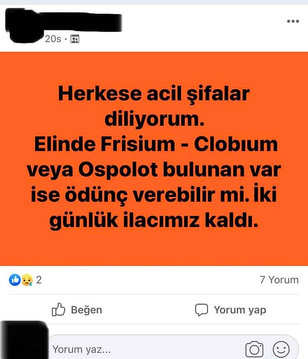 İlaca ulaşamayınca nöbetleri 1,5 saate kadar çıkıyor