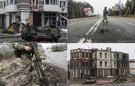 📷 Rusya'dan Geri Alınan 'Hayalet Şehir' Irpin Böyle Görüntülendi!