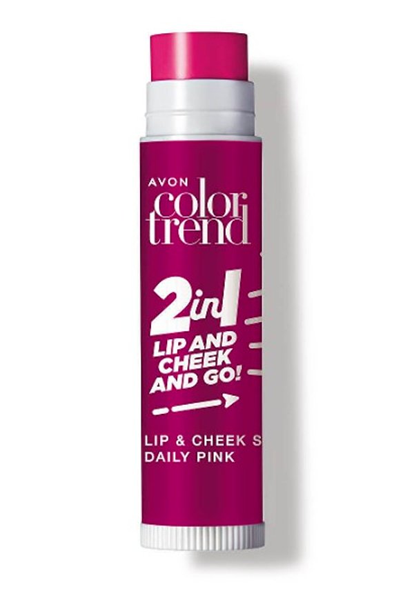 17. Avon Color Trend dudak ve yanak için renklendirici stik.