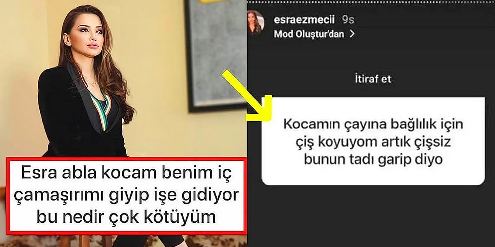 Çayına Çiş Koyuyorum! Ünlü Psikolog Esra Ezmeci'ye Takipçilerinden Gelen İnanılmaz Sorular
