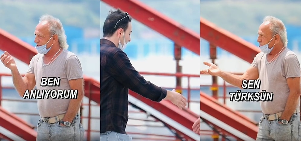 Turist Sandığı Adamla İngilizce Konuşan Dayının, Adamın Türk Olduğunu Öğrenince Beyninin Yandığı Anlar