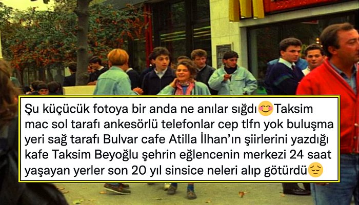 90'lar İstanbul'unu Paylaşarak Nostaljiyi Dibine Kadar Yaşatan Kullanıcı Uzaklara Dalıp Gitmemize Sebep Oldu