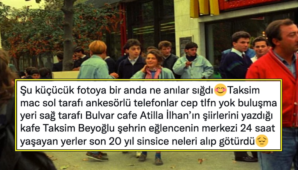 90'lar İstanbul'unu Paylaşarak Nostaljiyi Dibine Kadar Yaşatan Kullanıcı Uzaklara Dalıp Gitmemize Sebep Oldu