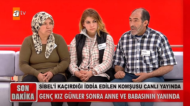 Hamile olduğundan şüphelenilen Sibel, sık sık sinirlendikçe stüdyoyu terk etti. Ailesinin 'Müge abla, kızımızı götürür yine lütfen tek bırakmayın' demesi ise Müge Anlı'nın içine işledi. Kızlarını ne olursa olsun yanlarında isteyen aile, reddedildi.