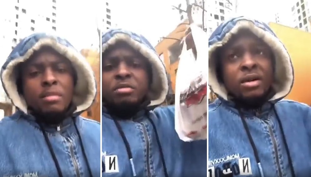 İstanbul’da Yaşayan Bir Siyahi Zamlara İsyan Etti: '2 Simit 1 Poğaça 50 Lira A*ına Koyayım'