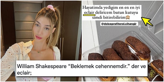 Herkesin Ekler Dediği Pastaya Fransızca 'Eclair' Diyen Türkiye Güzeli Şevval Şahin Yine Fena Dalga Konusu Oldu