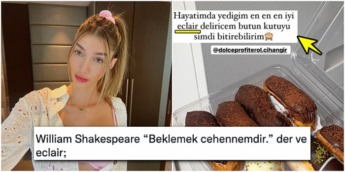 Herkesin Ekler Dediği Pastaya Fransızca 'Eclair' Diyen Türkiye Güzeli Şevval Şahin Yine Fena Dalga Konusu Oldu