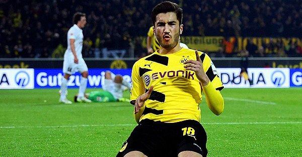 80 bin kişilik Dortmund tribünlerinin de sevgilisi olan Nuri Şahin, takımına döndüğü zaman dünyanın en prestijli kulüpleri onu transfer etmek için sıraya girmişlerdi.
