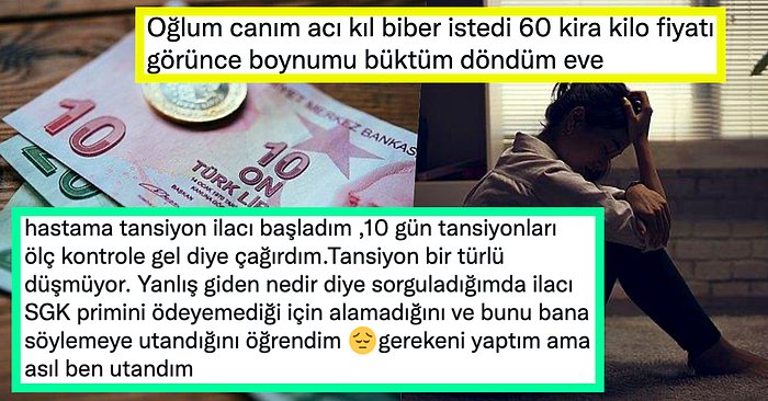 Son Zamlarla Birlikte Parasızlığı İliklerine Kadar Hisseden Vatandaşlardan Hayatı Sorgulatan Paylaşımlar