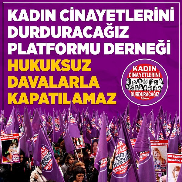 'Biz siyasi iktidarı, savcıları, mahkemeleri kadınlar lehine göreve çağırırken, onlar bu konunun muhataplarını böylesi içi boş davalarla hedef almayı tercih ediyor'