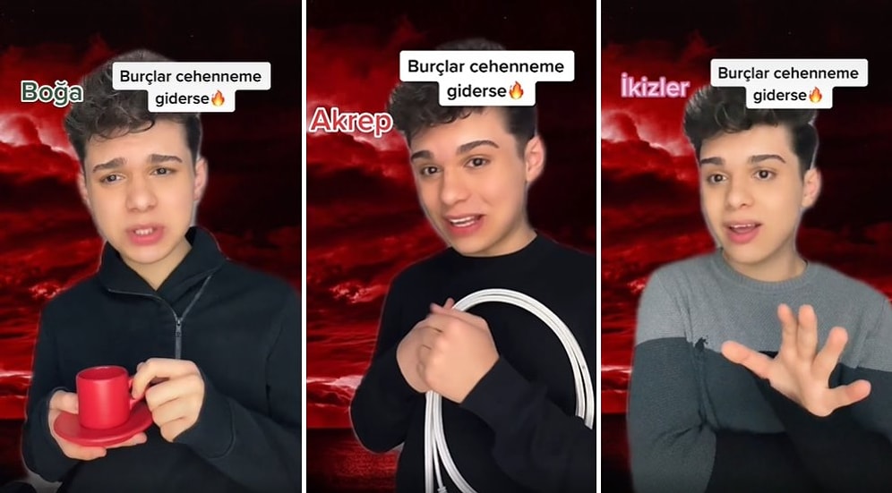 Neden Bu Kadar Doğru? 'Burçlar Cehenneme Giderse' Serisi Çeken TikToker