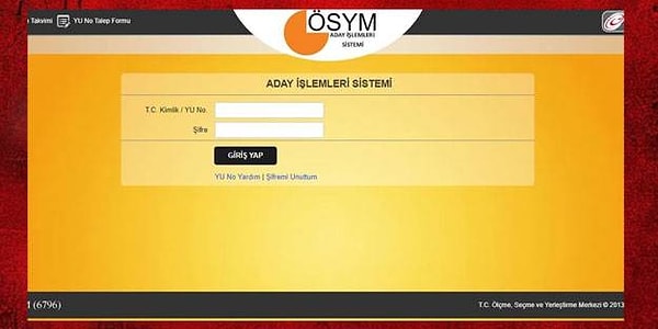 ÖSYM AİS Değiştirme ve Yenileme İşlemleri