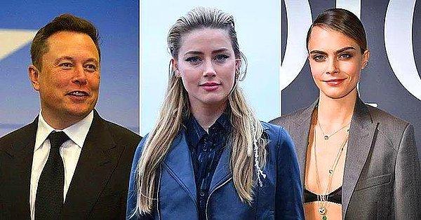 Bu da yetmedi Johnny Depp, Amber Heard'ü Elon Musk ve Cara Delevingne ile üçlü ilişki yaşarken yakaladığını söyledi.