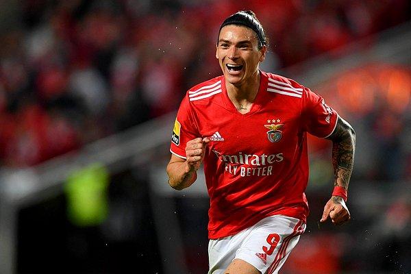 Transfermarkt verilerine göre şu anki değeri 40 milyon Euro olsa da, Benfica Darwin Nunez satışından 80 milyon Euro gelir bekliyor.
