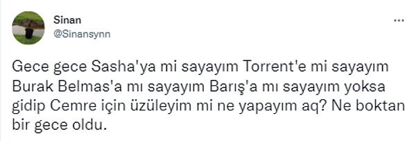 İzleyenler için oldukça zor bir gün olmuş 👇