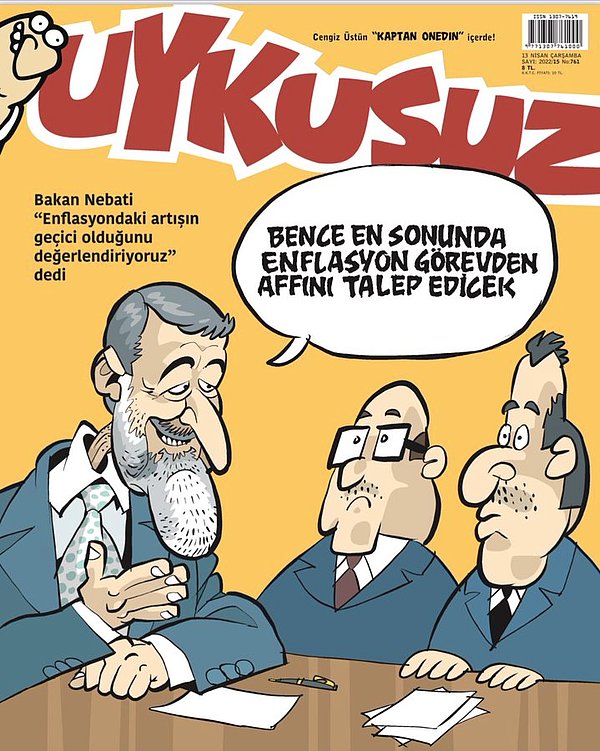 İşte Uykusuz dergisinin bu haftaki kapağı 👇