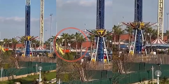 Tuzla Lunaparkında Kontrolden Çıkan Zincirli Salıncağa Binen Vatandaşların Savrulduğu Dehşet Dolu Anlar