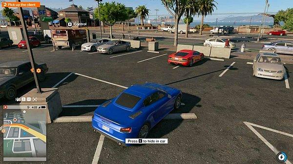 2. Watch Dogs 2'de bazı havalı arabaların sürücülerini park çizgilerini ortalayarak park ederken görebilirsiniz.