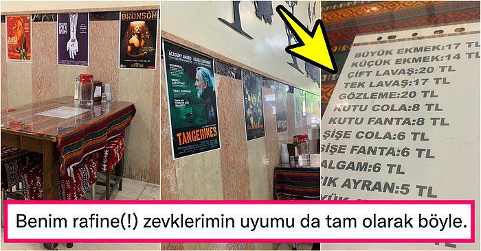 Usta Bizim Dürümler 35mm Olsun: Film Posterleriyle Bezeli Sinema Aşığı Tavuk Dönerci Sosyal Medyada Olay Oldu