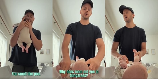 Bir Babanın Çöküşü: Altını Değiştirmeye Çalıştığı Bebeğinin Beze Bıraktığı Eser ile Yüzleşen Baba