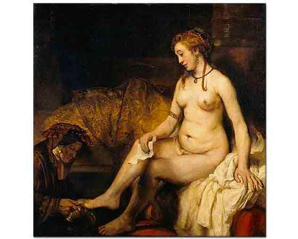 30. Rembrandt, Bathsheba Hamamı'nda (1654)