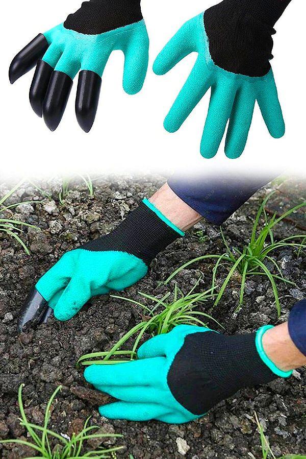 2. Ellerinizi korumak için korumalı bahçe eldiveni...