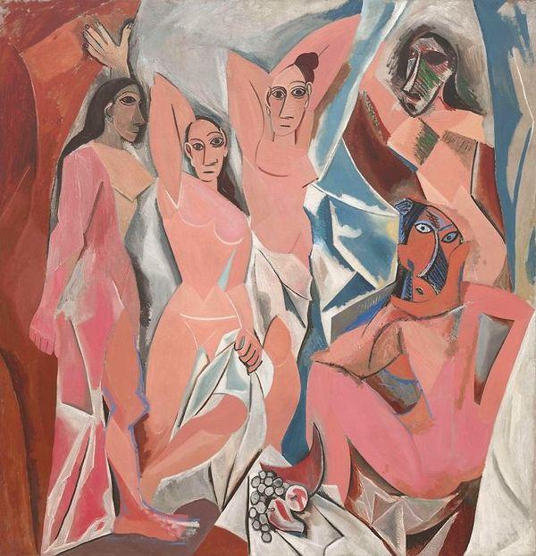 80. Pablo Picasso, Les Demoiselles d'Avignon (1907)