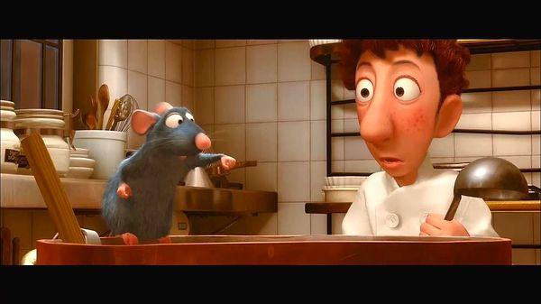 1. Ratatouille / Ratatuy (2007) - IMDb: 8.1