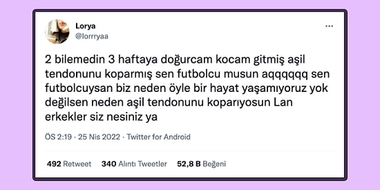 Doğumuna Az Bir Süre Kala Futbol Oynarken Aşil Tendonunu Koparan Kocasına İsyan Eden Eşe Gelen Komik Tepkiler