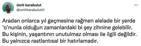 12. O kişiyle bağdaştırılan bir şeydeki dış etkenler anımsatıcı rol üstlenebiliyor.