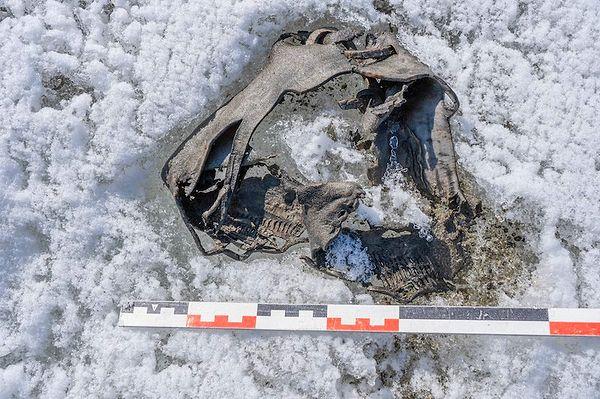 5. Norveç'te bir dağda Demir Çağı'na ait bir sandalet bulundu, tam 1700 yıllık!