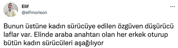 Kadın sürücünün aracında ekstra temkinli olanlar...
