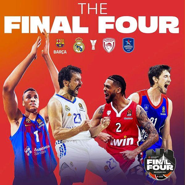 Turkish Airlines EuroLeague'de Final-Four maçları 19-21 Mayıs tarihleri arasında Sırbistan'ın başkenti Belgrad'da düzenlenecek.