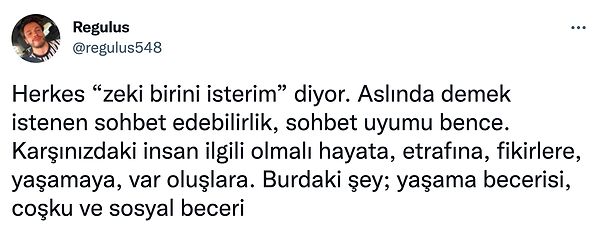 11. Bu tweeti duvarıma asıcam.