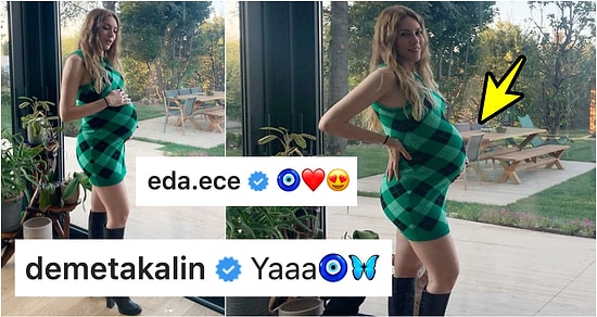 Anneler Günü Sürprizi: İkinci Bebeğine Hamile Olan Sinem Kobal'ın Gözlerden Kalp Çıkartan Hamilelik Pozu 😍