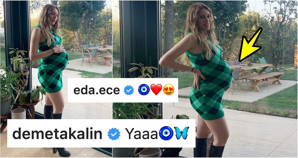 Anneler Günü Sürprizi: İkinci Bebeğine Hamile Olan Sinem Kobal'ın Gözlerden Kalp Çıkartan Hamilelik Pozu 😍