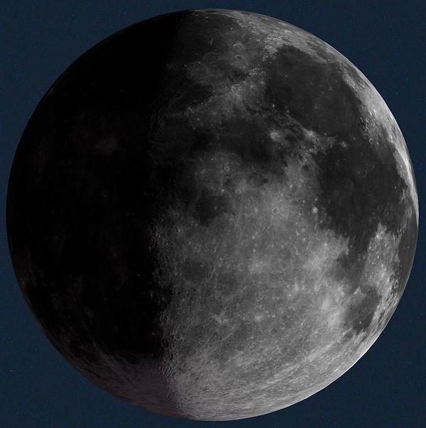 Bugün Ay hangi evresinde? Ay'ımızın aydınlık kısmı yarısını yavaş yavaş geçiyor, dolunaya geri saymamıza az kaldı. Bugün Ay öğlen 12 gibi doğup gece 2 buçuk gibi batacak.