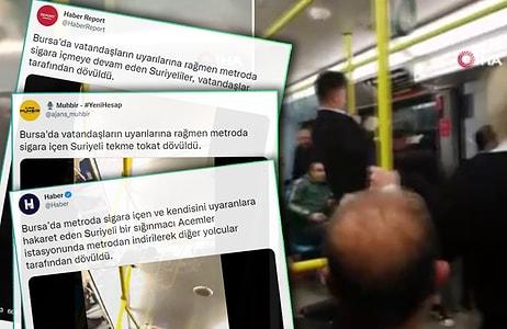 Suriyeli Denildi, Türk Çıktı: Metroda Tekme Tokatlı 'Sigara İçme' Kavgası