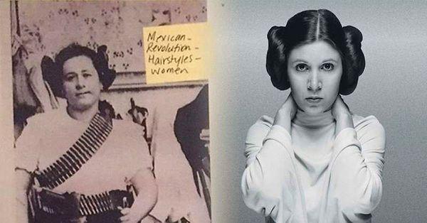 1. Prenses Leia'nın Star Wars'taki saç modeli, Meksika Devrimi'nde gerilla savaşçısı olan Clara de la Rocha'dan esinlenmiştir.