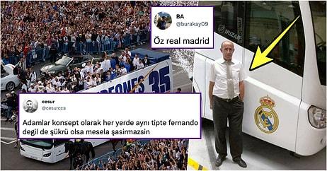 Real Madrid'in Emektar Otobüs Şoförü Fernando'nun Fotoğrafı Sosyal Medyada Goygoycuların Diline Düştü
