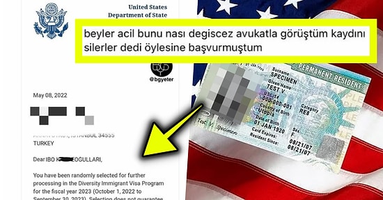 Öylesine Başvurduğu Green Card'ı Kazanıp Adını 'İbo K*hpeoğlu' Yazdığı İçin Kaybeden Adamın Güldüren Hikayesi